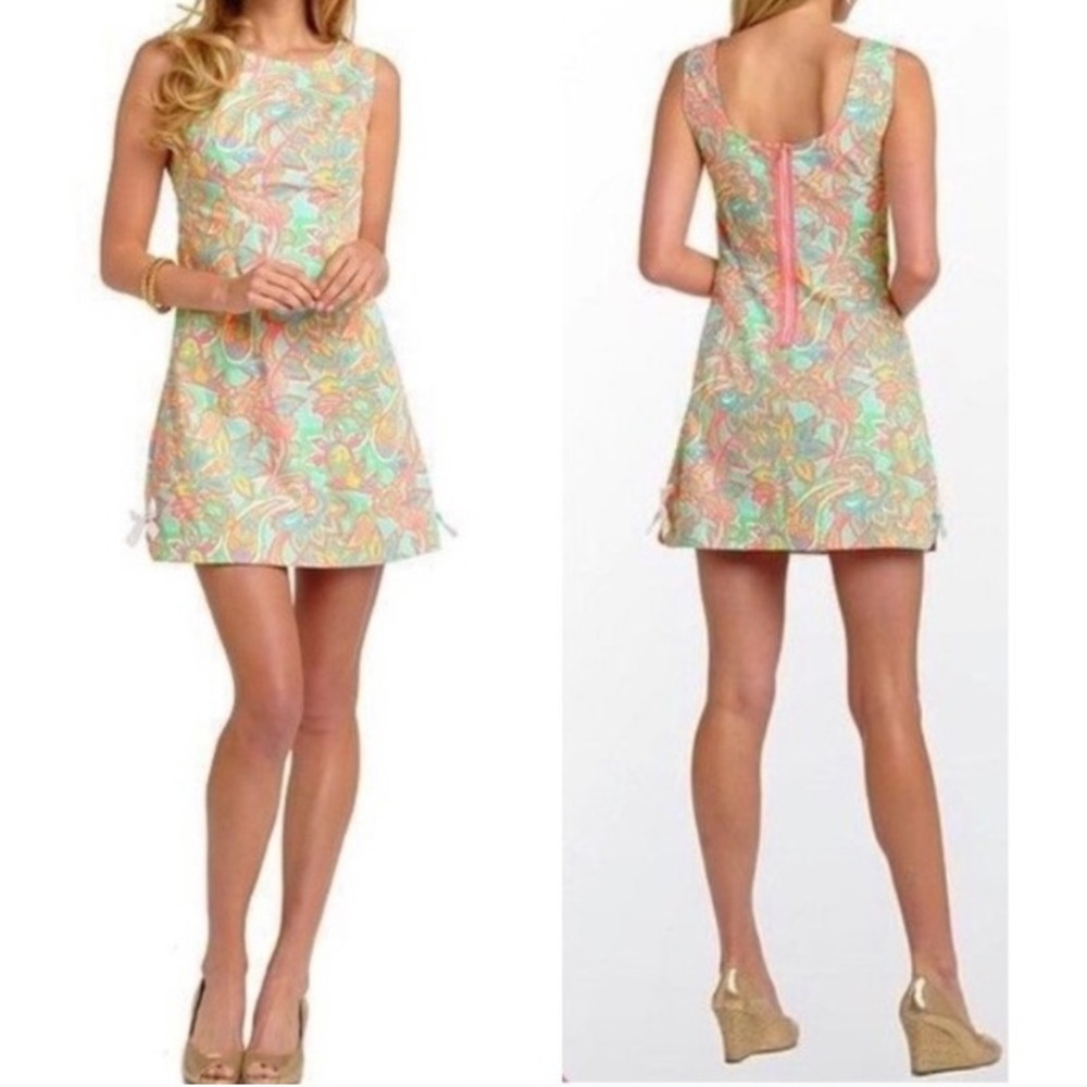 Lilly Pulitzer Delia Sandbar Splash Shift Dress